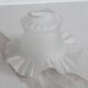 Glass lampshade, tulip; vintage light fixture