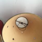 Perforated paper lampshades, 1950s