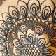 Vintage wooden wall plates, set of 4