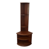 Vintage wooden corner cabinet