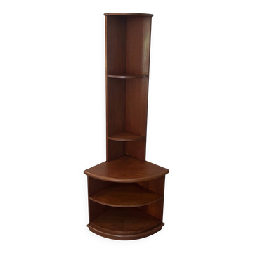 Vintage wooden corner cabinet
