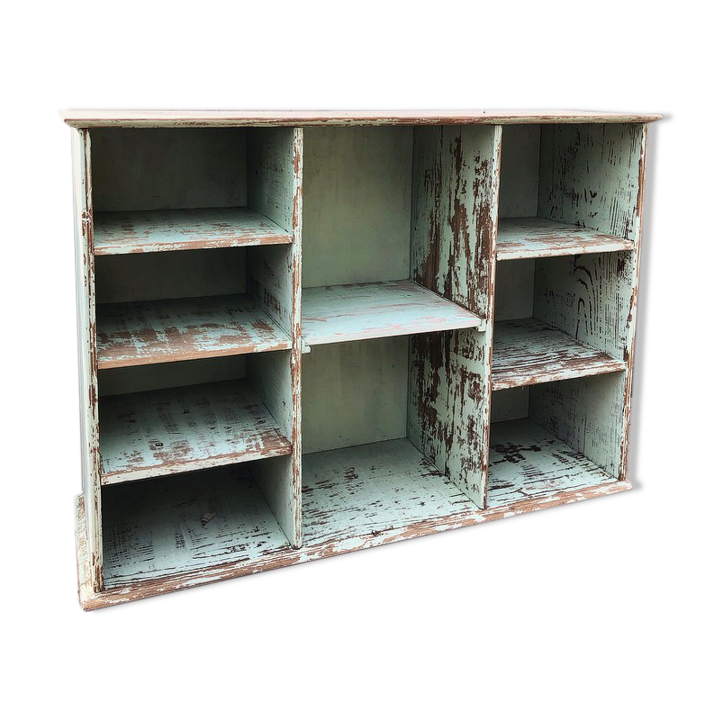 Wooden locker cabinet