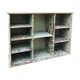 Wooden locker cabinet