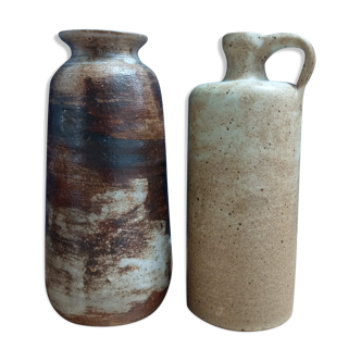 Vintage sandstone vases