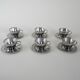 Set of stainless steel cups, Italian design, 1980s, production: Italy