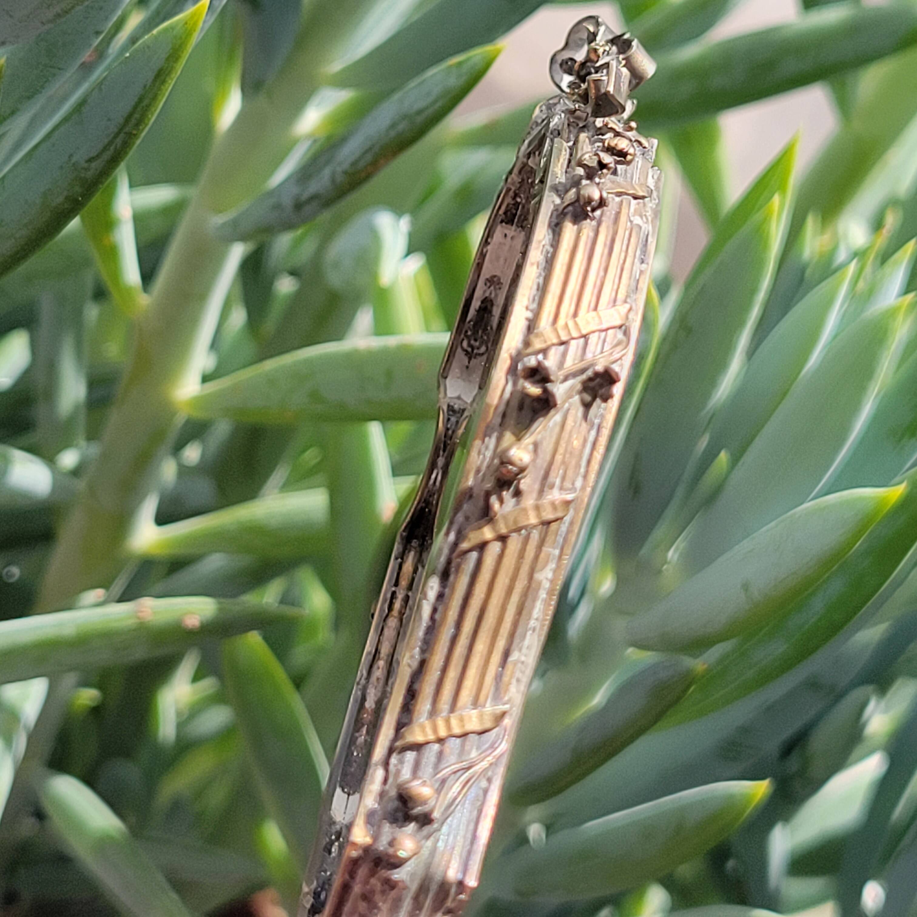 old double-sided hand-held mirror Henri Auguste SOLIÉ 1900
