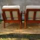 Set of 2 Danish teak lounge chairs by Juul Kristensen 1960