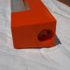 Pair of vintage orange wall lights