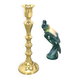 High gold candlestick vintage