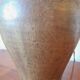 1950s pottery jug lamp and linen-style fabric lampshade