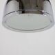 1970s Rare Italian Chrome Plated Adjustable Pendant Light