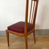 Série 6 chaises vintages style scandinave