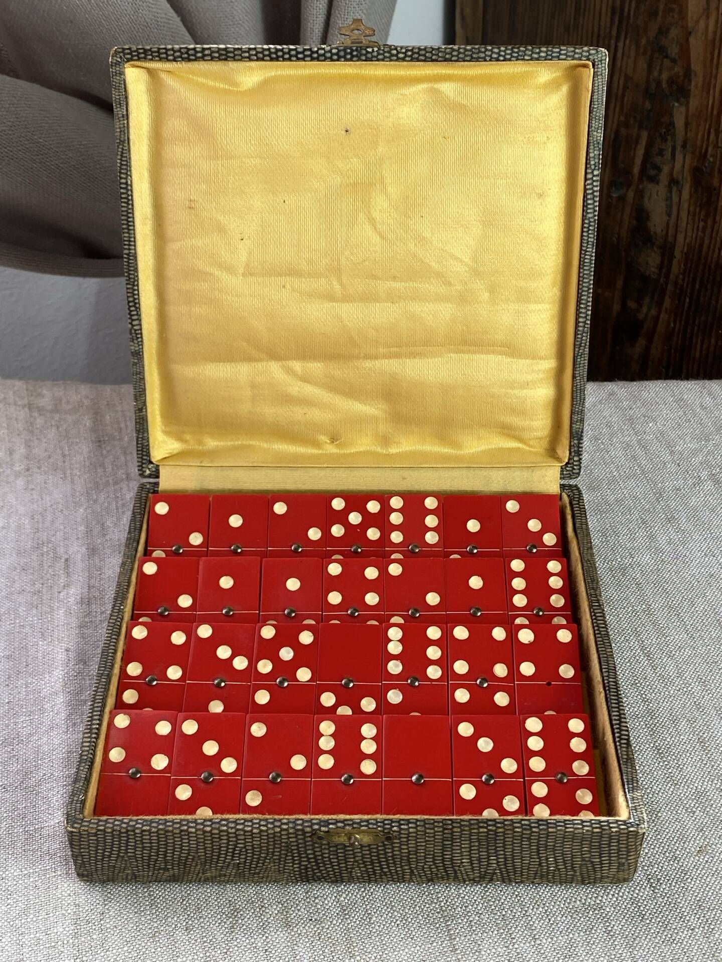 Bakelite domino set, 1930s