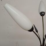Italian brass and opaline lamppost 60s