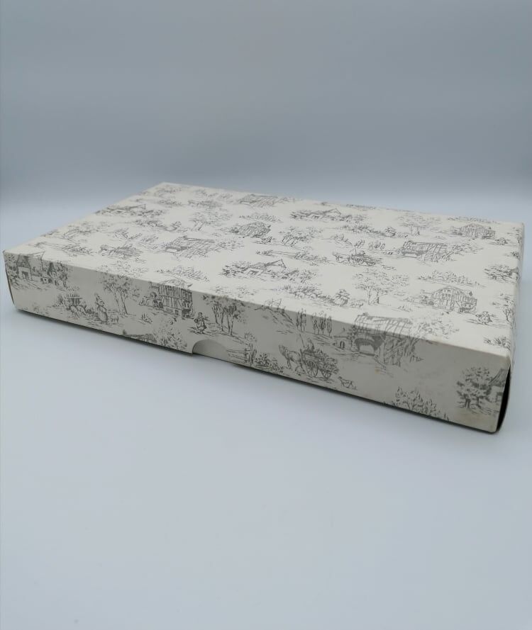 Hand mirror assembly, comb and brush.