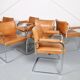 Set of 6 De Sede RH 305 Dining Chairs by Robert Haussmann in Cognac Leather