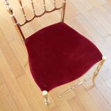 Chaise Chiavari Hollywood Regency 1960