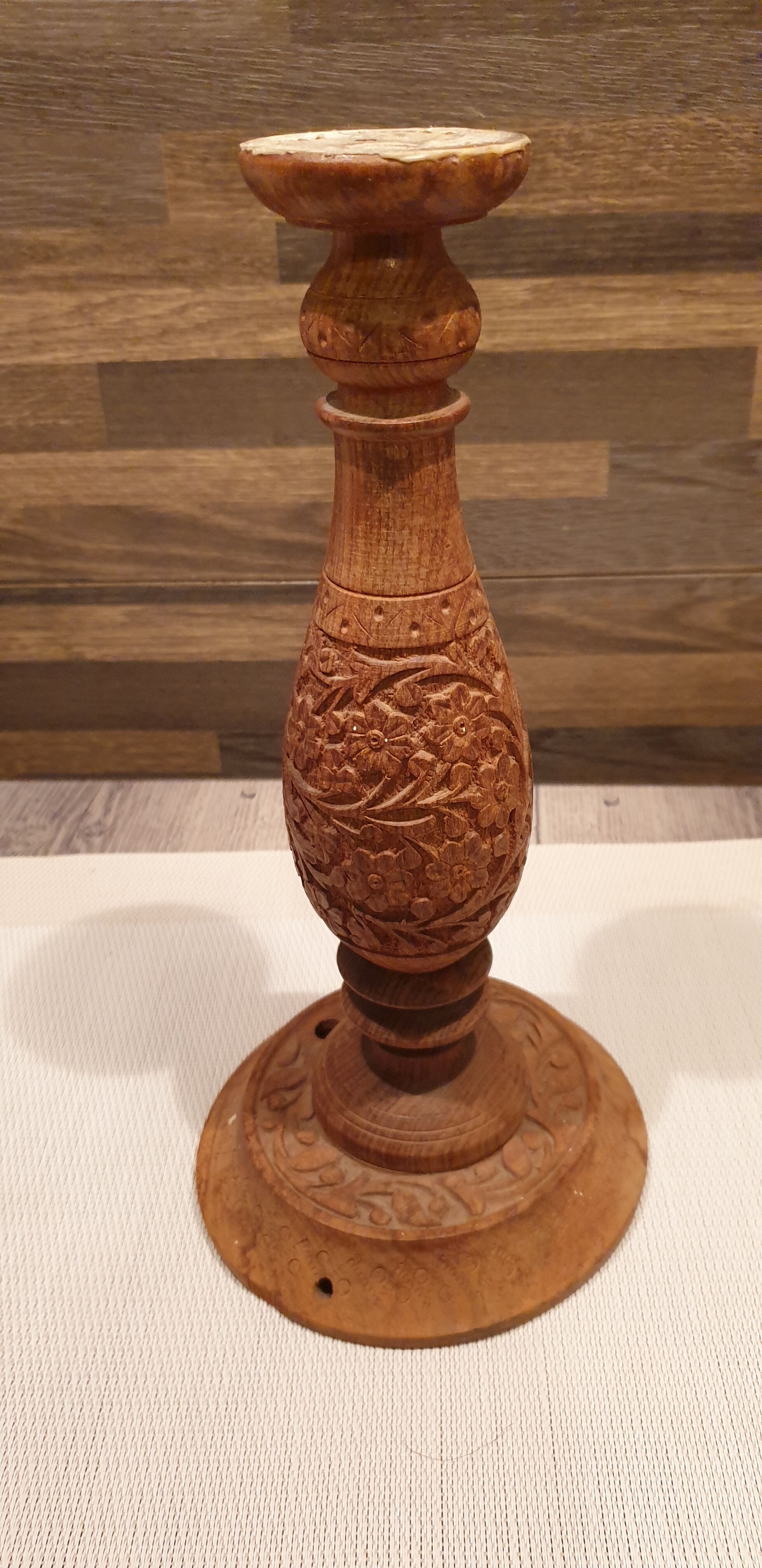 Indian rosewood lamp foot