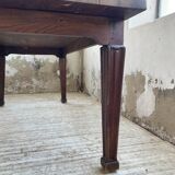 Solid oak farmhouse table 185cm