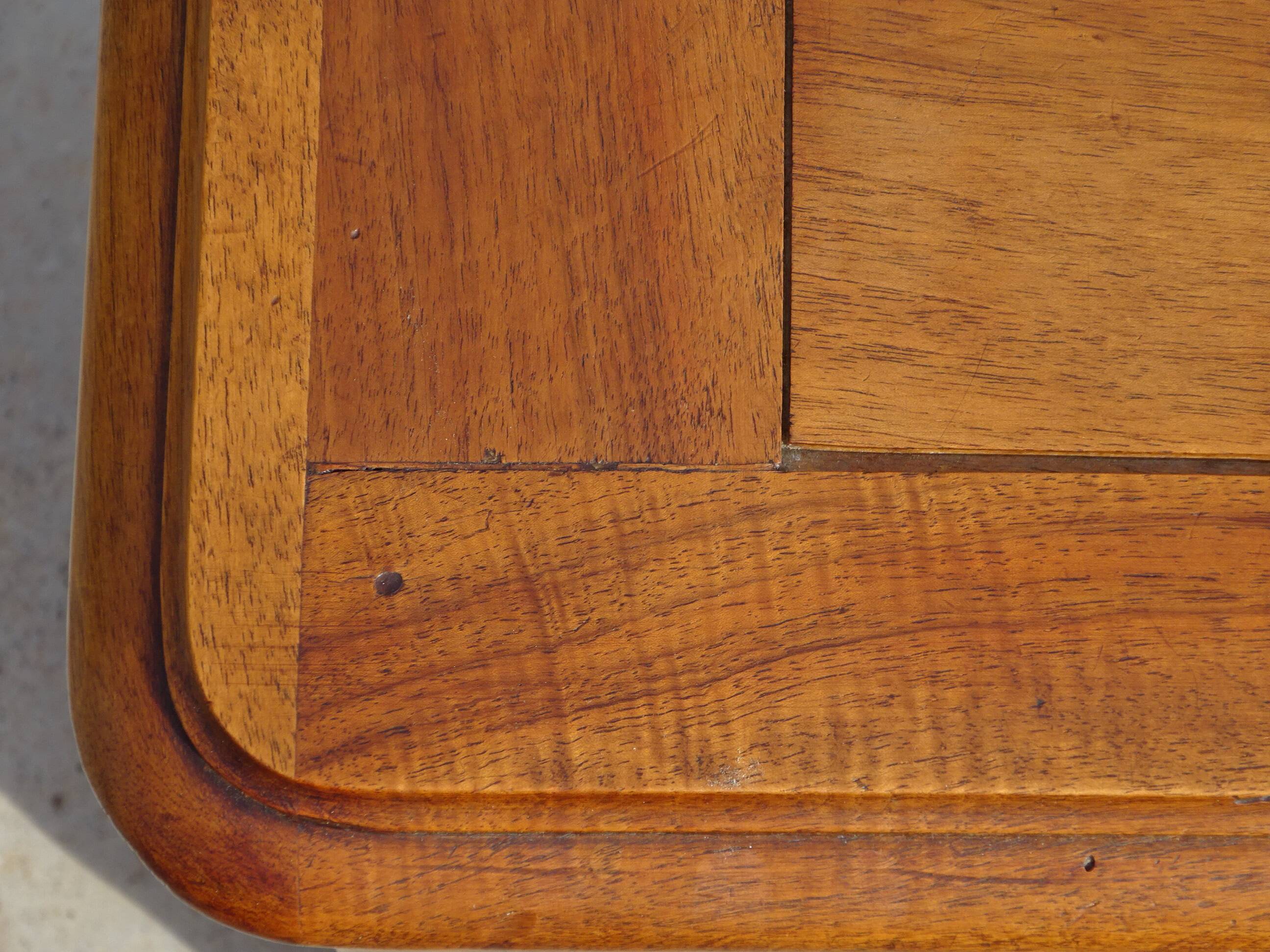 Simple walnut chest of drawers