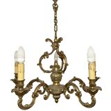 Lustre en bronze style classique 5 branches