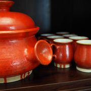 Ceramic punch set, Danish design, 1960s, production: Denmark