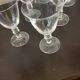 6 crystal glasses 1980
