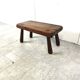 Solid wooden brutalist coffee table, 1960s