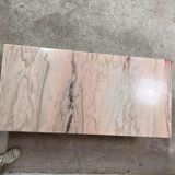 Vintage pink marble coffee table / coffee table