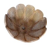 Rattan lampshade