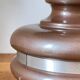 Ceramic Lamp with Aluminium Rim 1970s