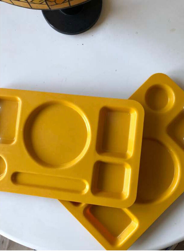 Set of two Guzzini trays