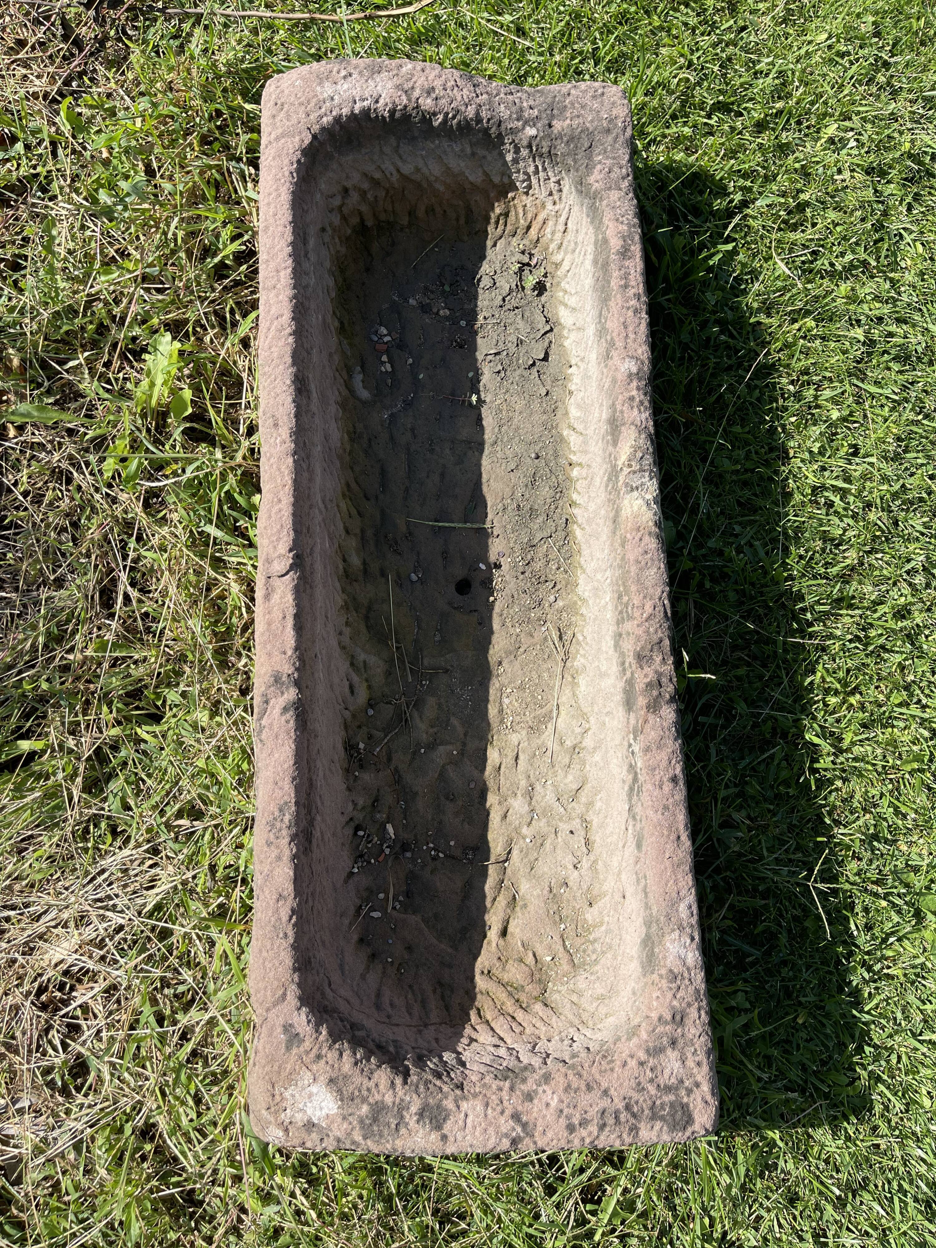 Trough in sandstone of the Vosges