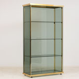 1960's glass and brass library