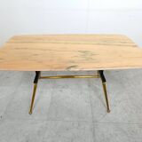 Vintage italian marble coffee table, 1950s