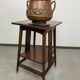 Table d'appoint Jugendstil avec dessus en carreaux bleus par Adolf Loos
