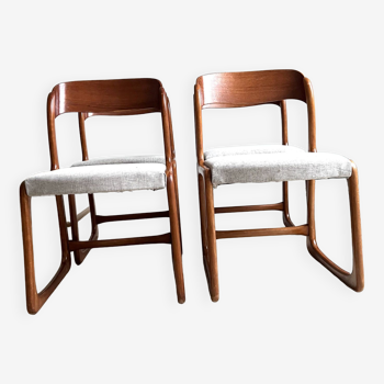 Baumann sled chairs