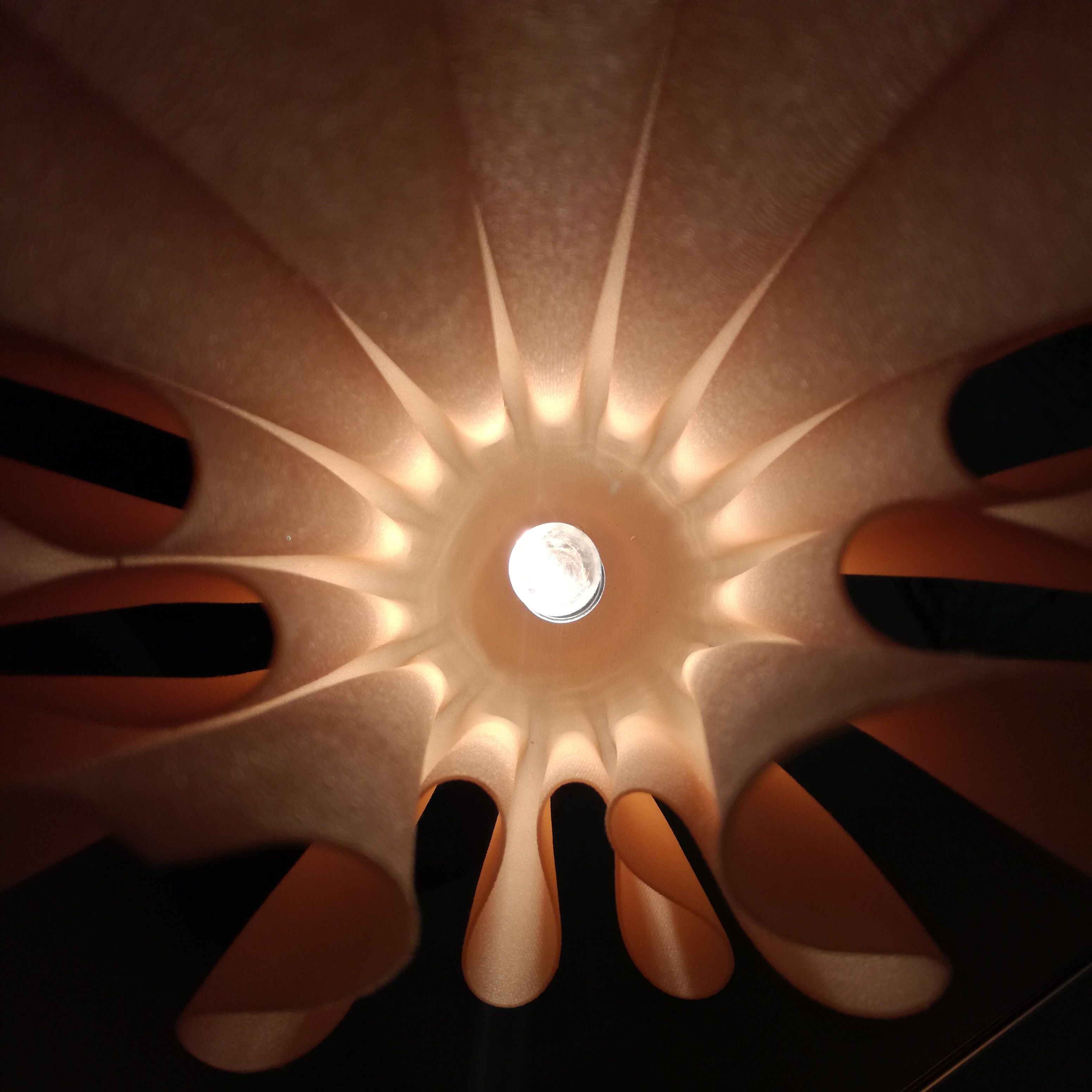 Pink Athena lamp by Georgia Jacob, resin and marble H54