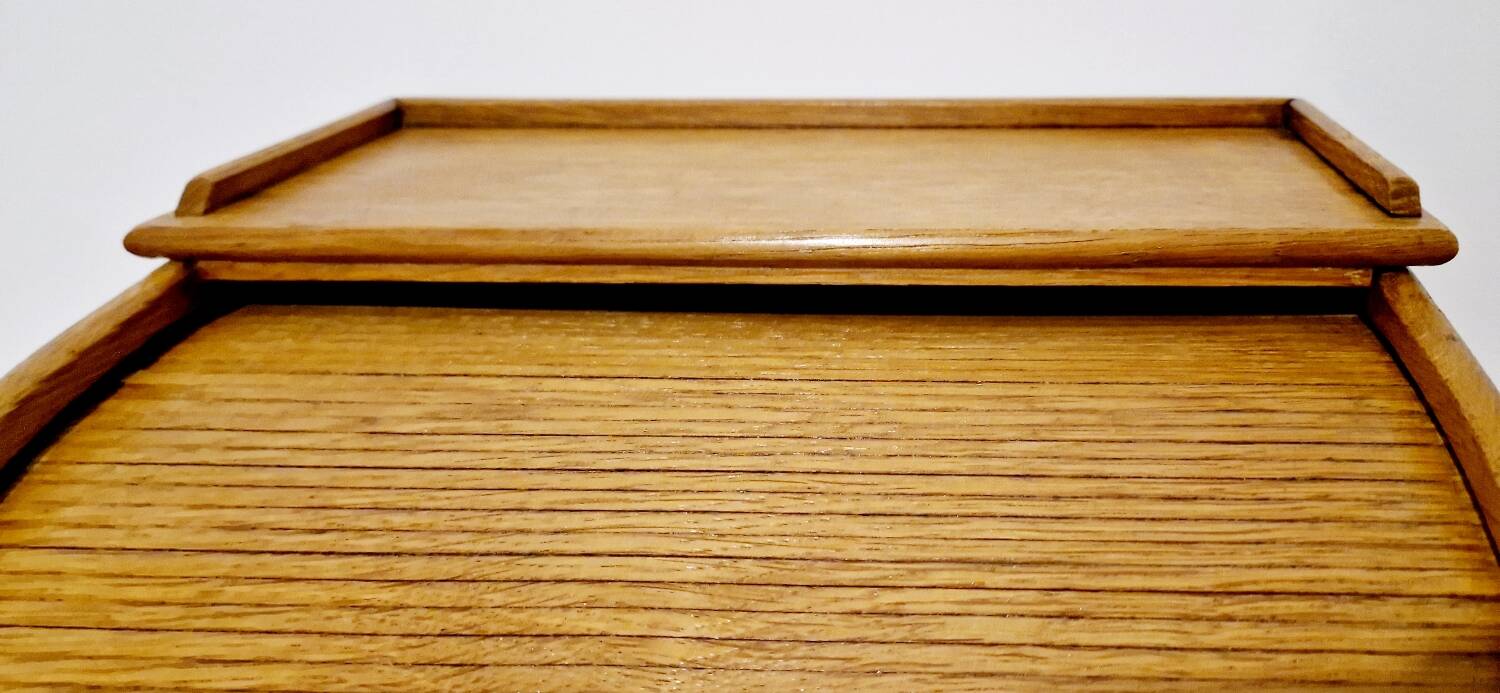 Old oak curtain storage file