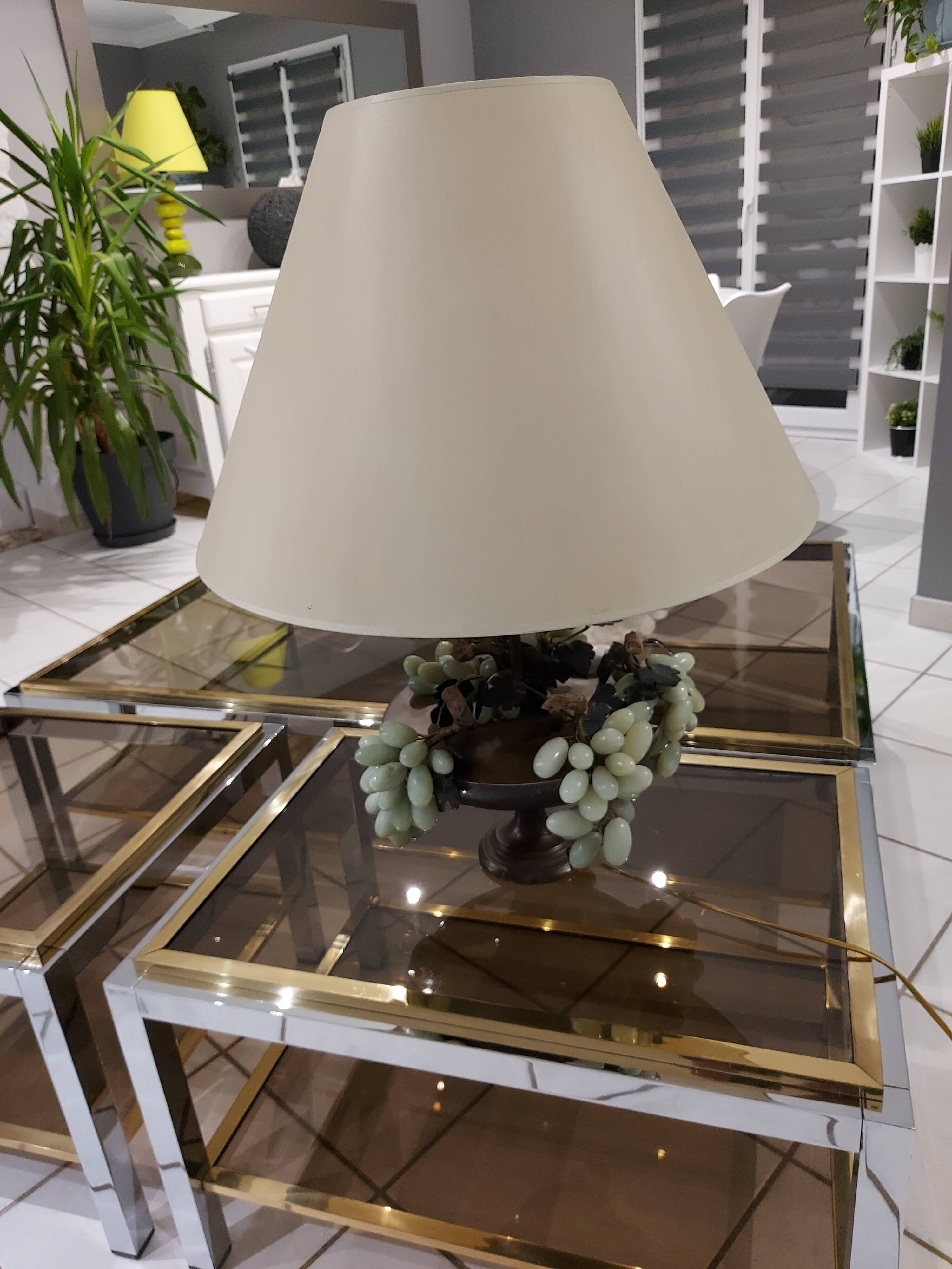 Large vintage living room lamp Italy 1970