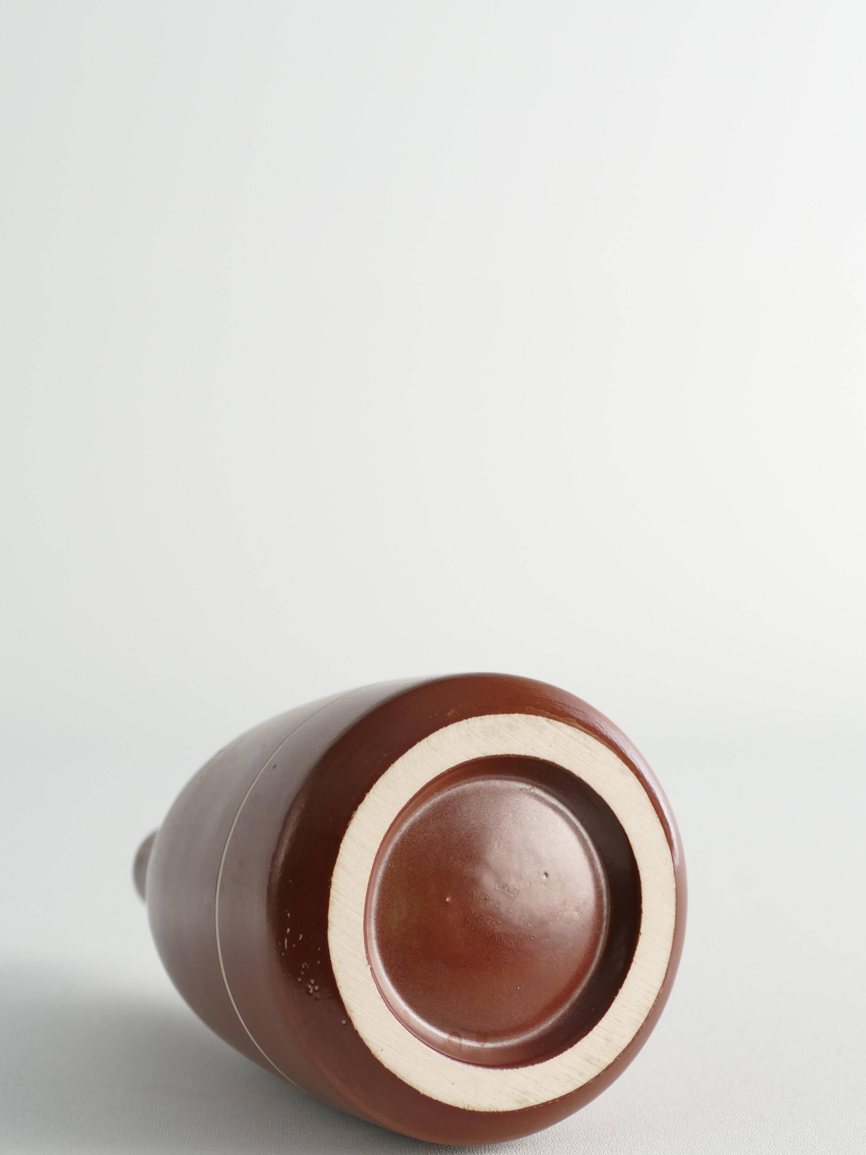 Scandinavian Modern "Tarina" Decanter by Arabia, Finland 1950s