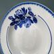 Set of 10 vintage hollow plates in Badonviller earthenware