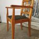 Art deco oak armchair 1940/1950