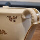Service complet à café, moka, Alfred Lanternier, porcelaine de Limoges, vintage, pour 10 personnes.