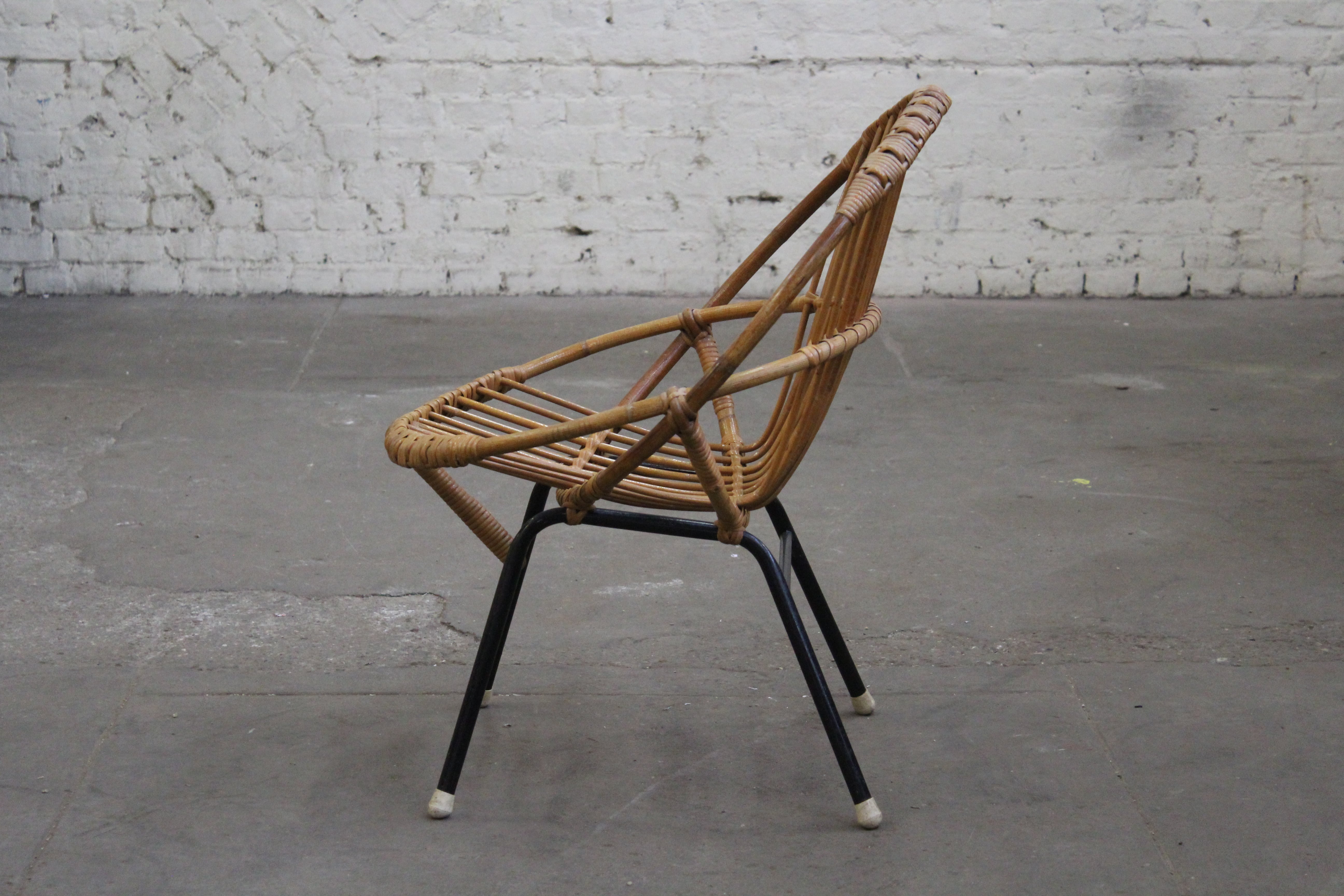 Armchair child vintage rattan Rohe Noordwolde