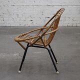 Armchair child vintage rattan Rohe Noordwolde