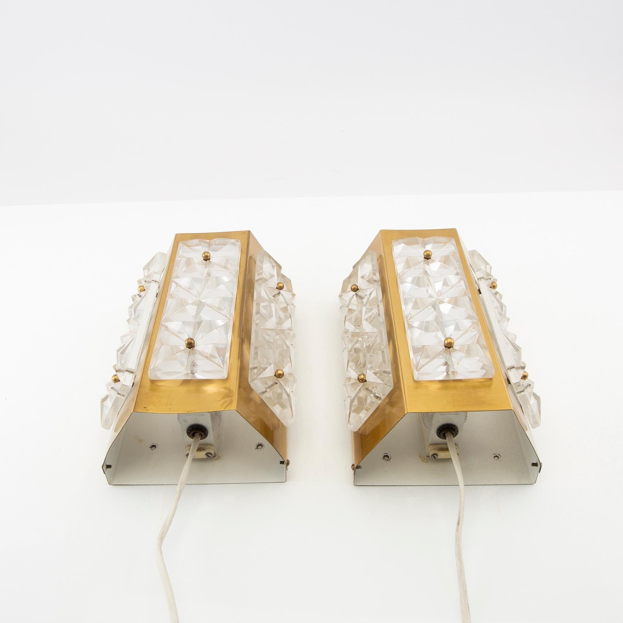 Lights by Einar Backstrom a pair 1960 Sweden