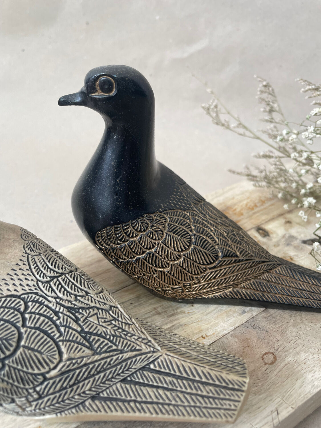 Pair of decorative birds