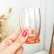 Lot of 11 vintage verrine pink glass liqueur glasses