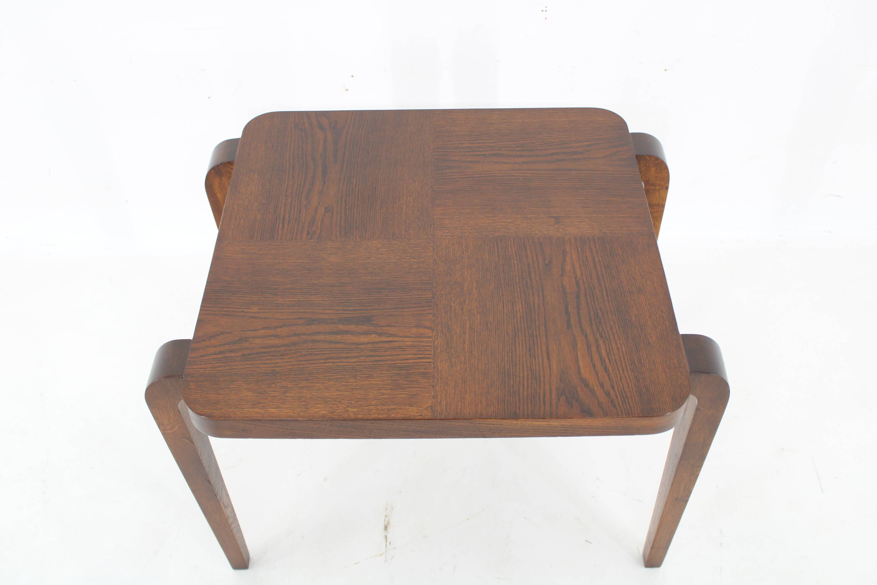 1940s rare art deco "spider" table, czechoslovakia